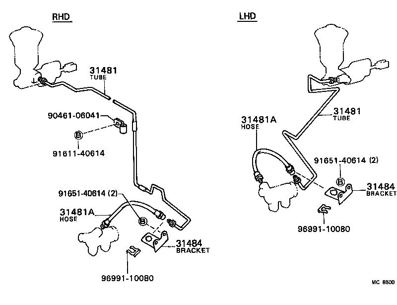 31301-14050 PEDAL SUB-ASSY, CLUTCH product image