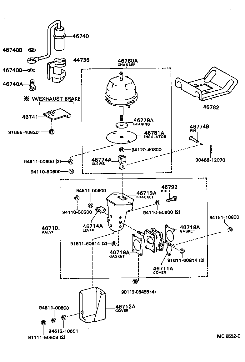 44736-36040 BRACKET, AIR CLEANER product image