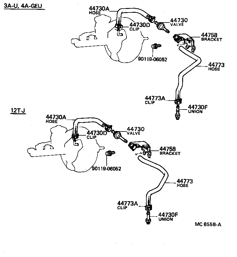 44610-20870 BOOSTER ASSY, BRAKE product image
