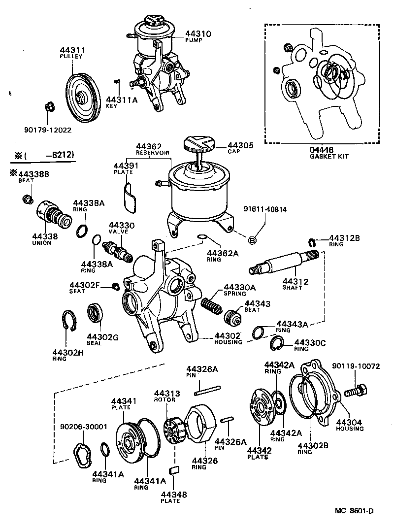 44320-14080 PUMP ASSY, VANE product image