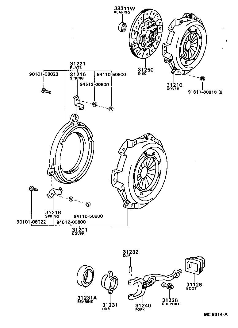 31250-22211 DISC ASSY, CLUTCH product image