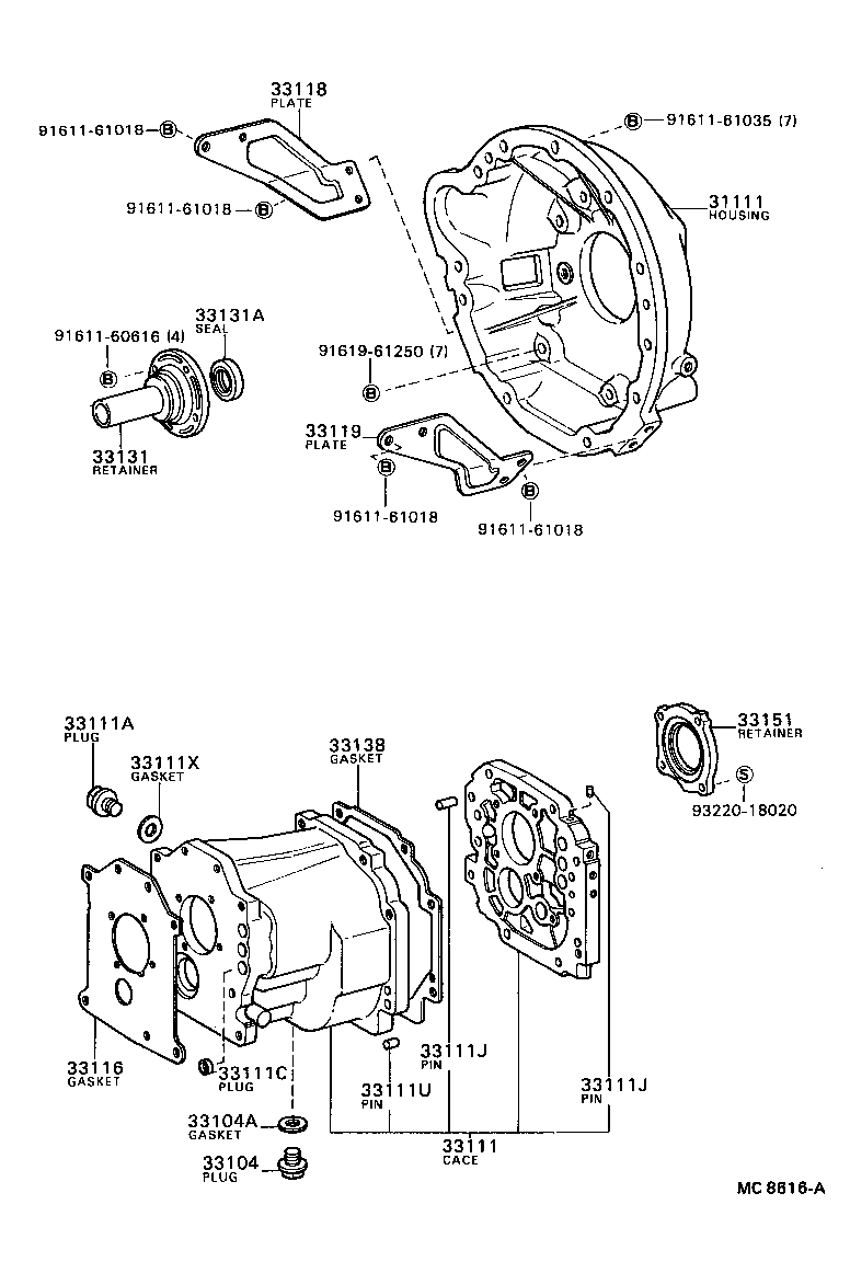 31111-30190 HOUSING, CLUTCH product image