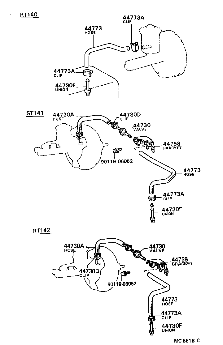 44610-20880 BOOSTER ASSY, BRAKE product image