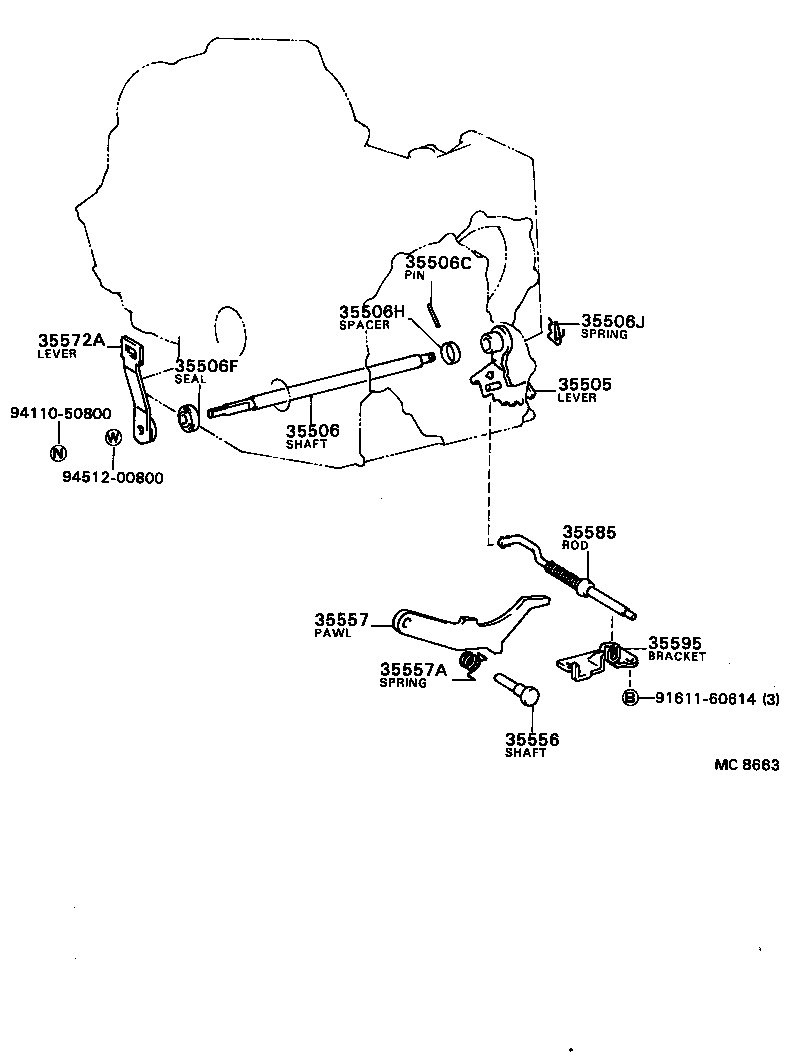35520-32020 CABLE ASSY, THROTTLE product image