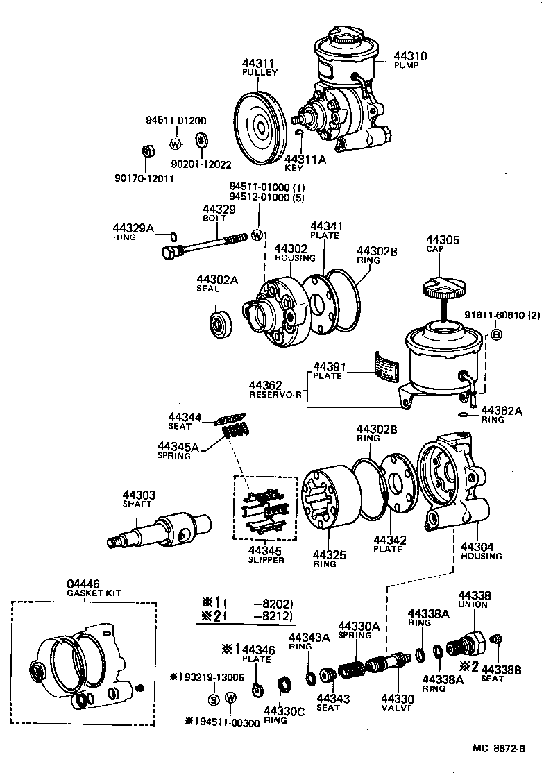 44320-60052 PUMP ASSY, VANE product image