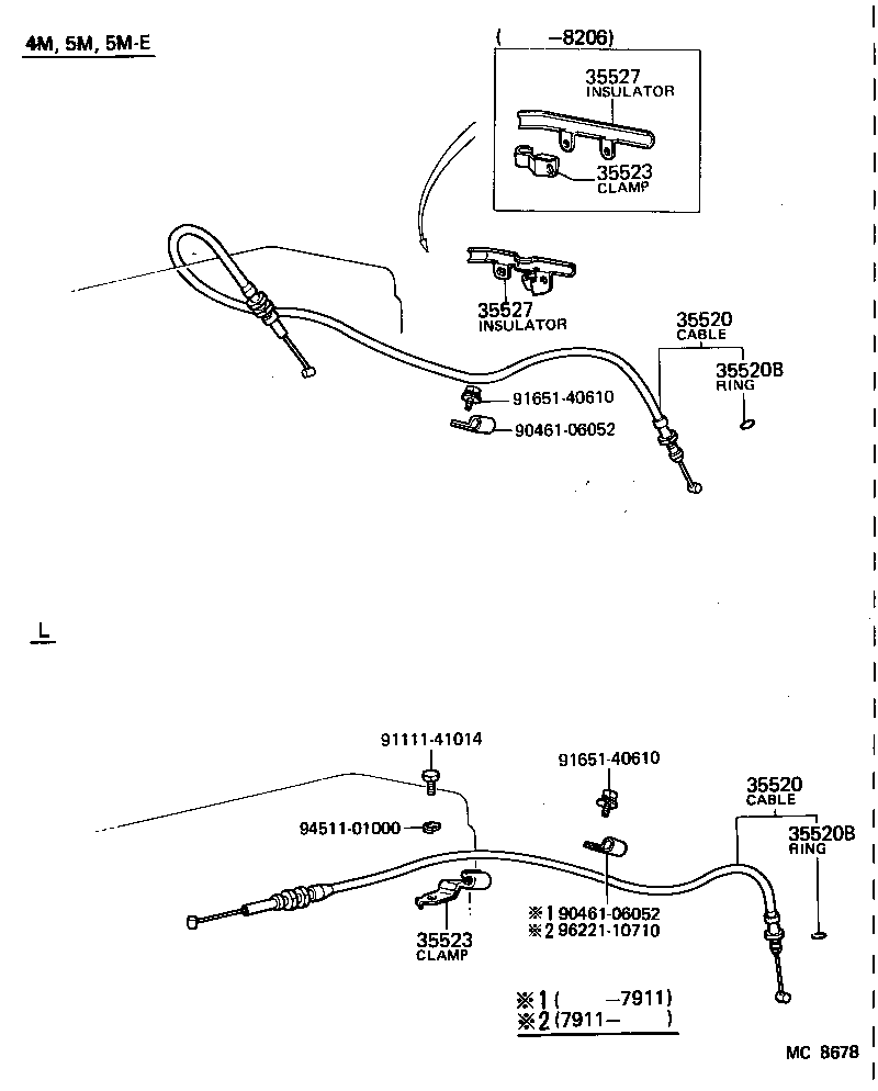 35520-30022 CABLE ASSY, THROTTLE product image