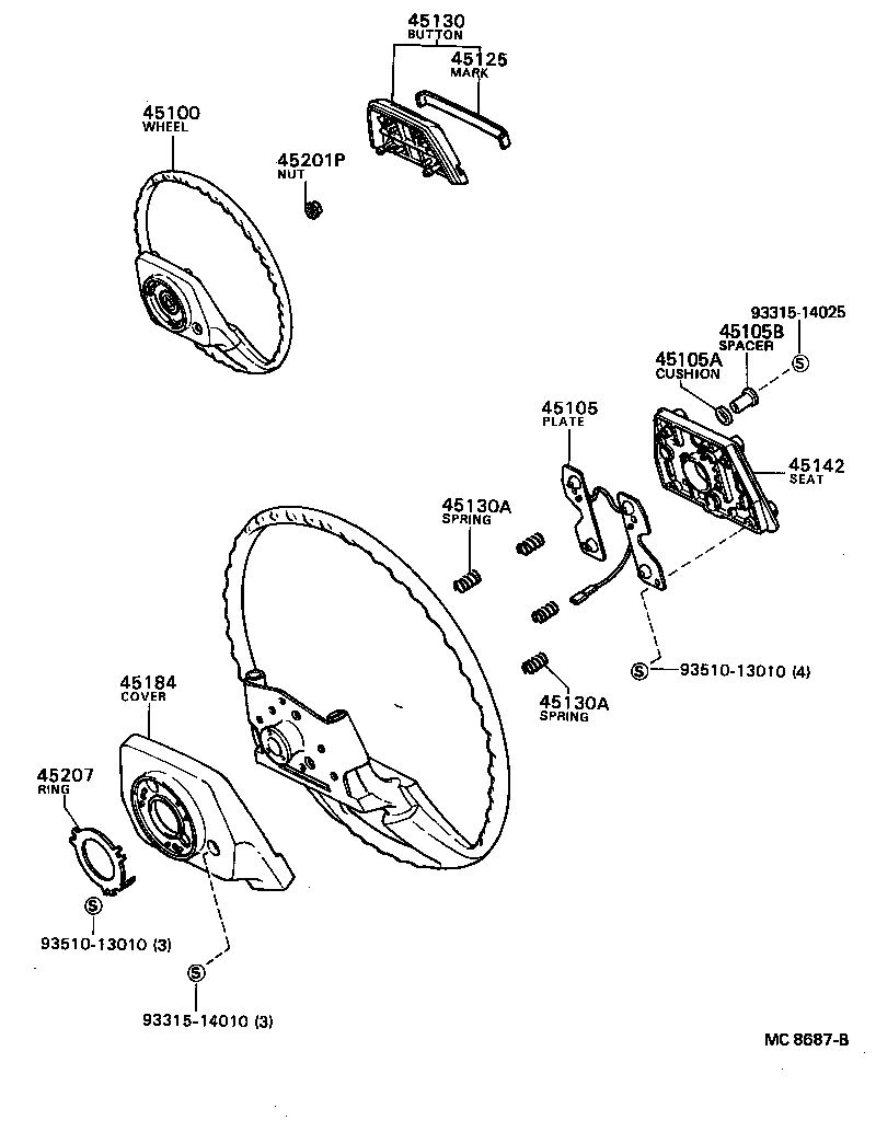 45136-26020 PLATE, HORN BUTTON CONTACT product image