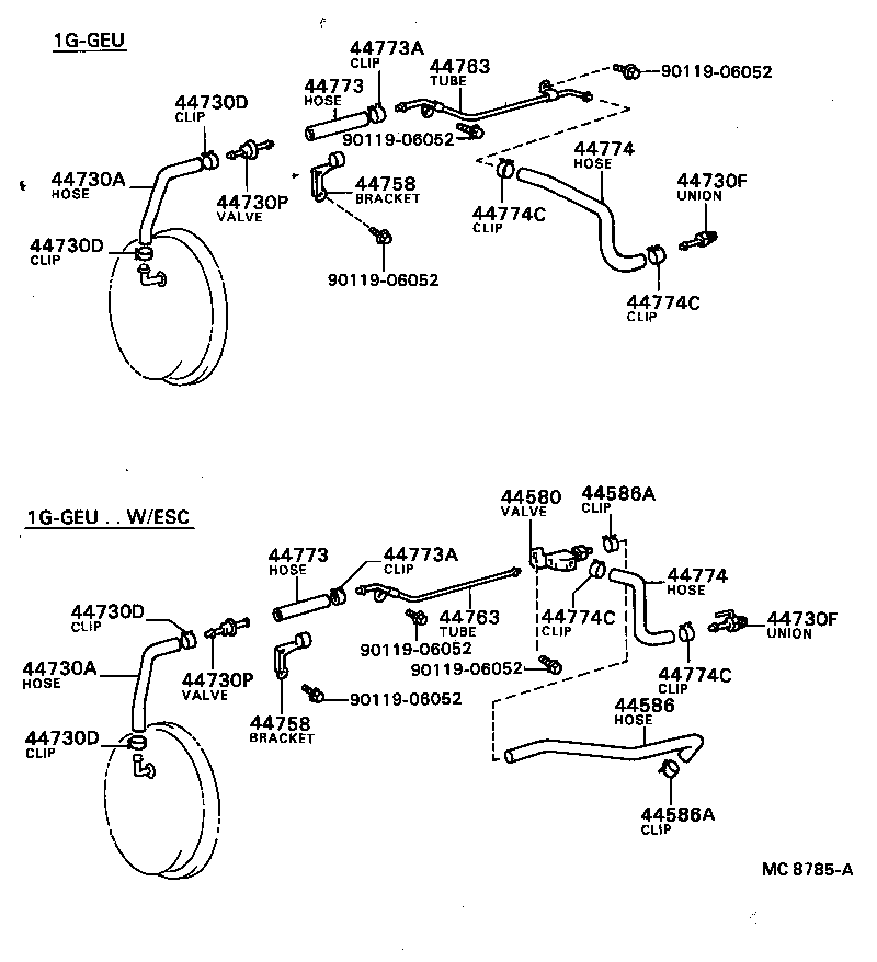 04443-22320 BOOSTER KIT, BRAKE product image