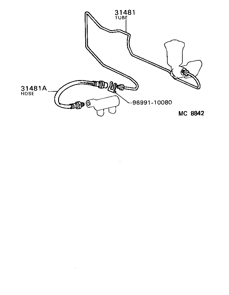 31310-22010 PEDAL SUB-ASSY, CLUTCH product image