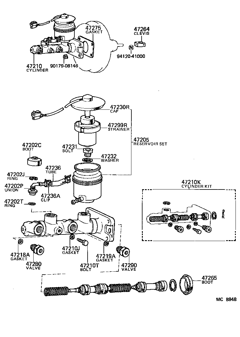 84460-22010 CAP ASSY, RESERVOIR, NO.2(FOR REAR SIDE) product image