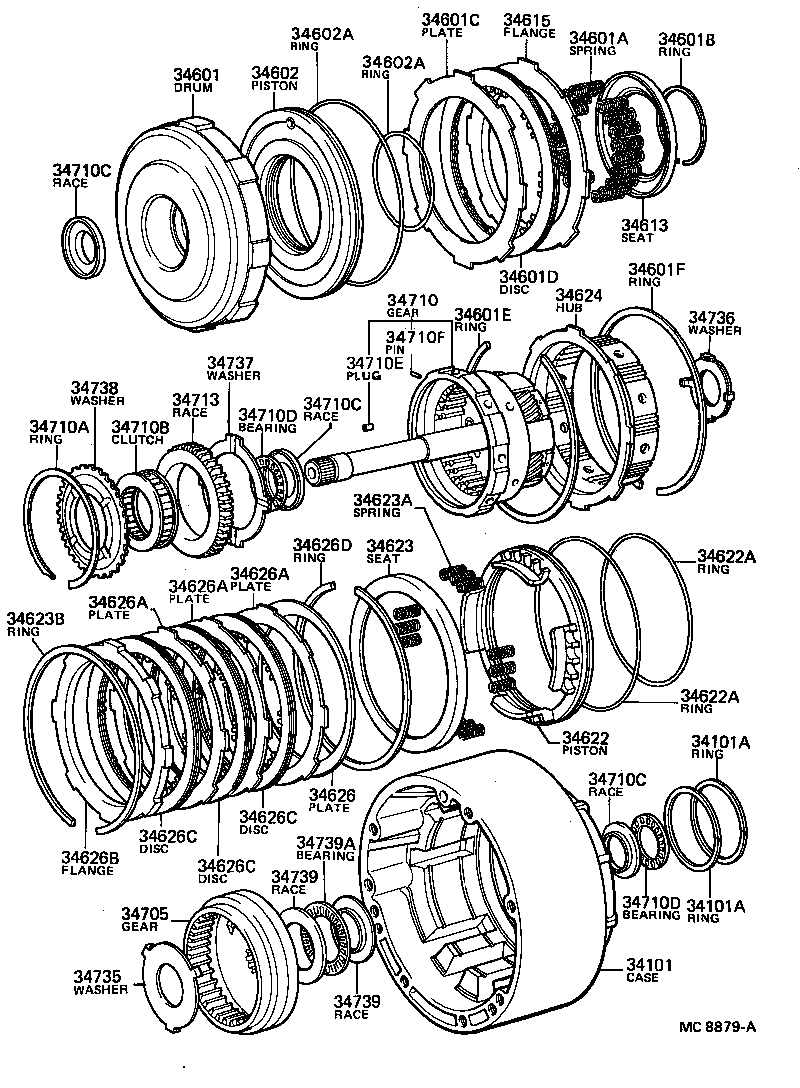34101-30052 CASE SUB-ASSY, OVERDRIVE product image