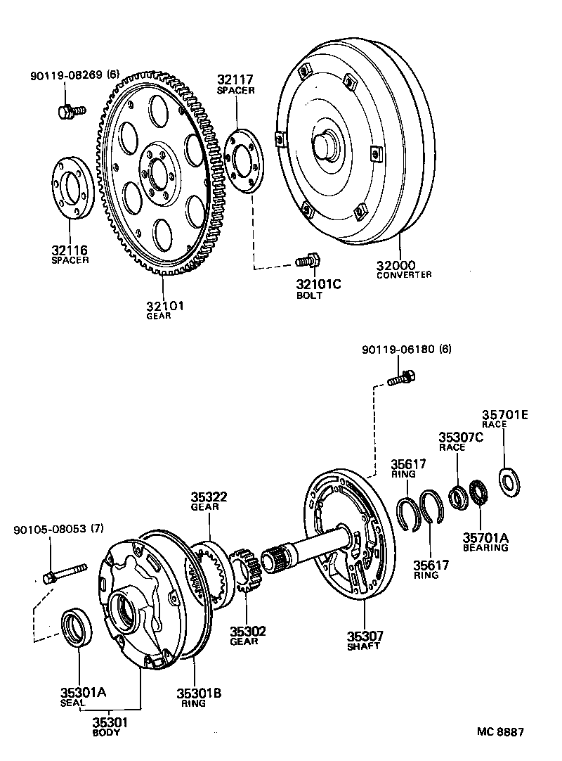 32000-40050 CONVERTER ASSY, TORQUE product image