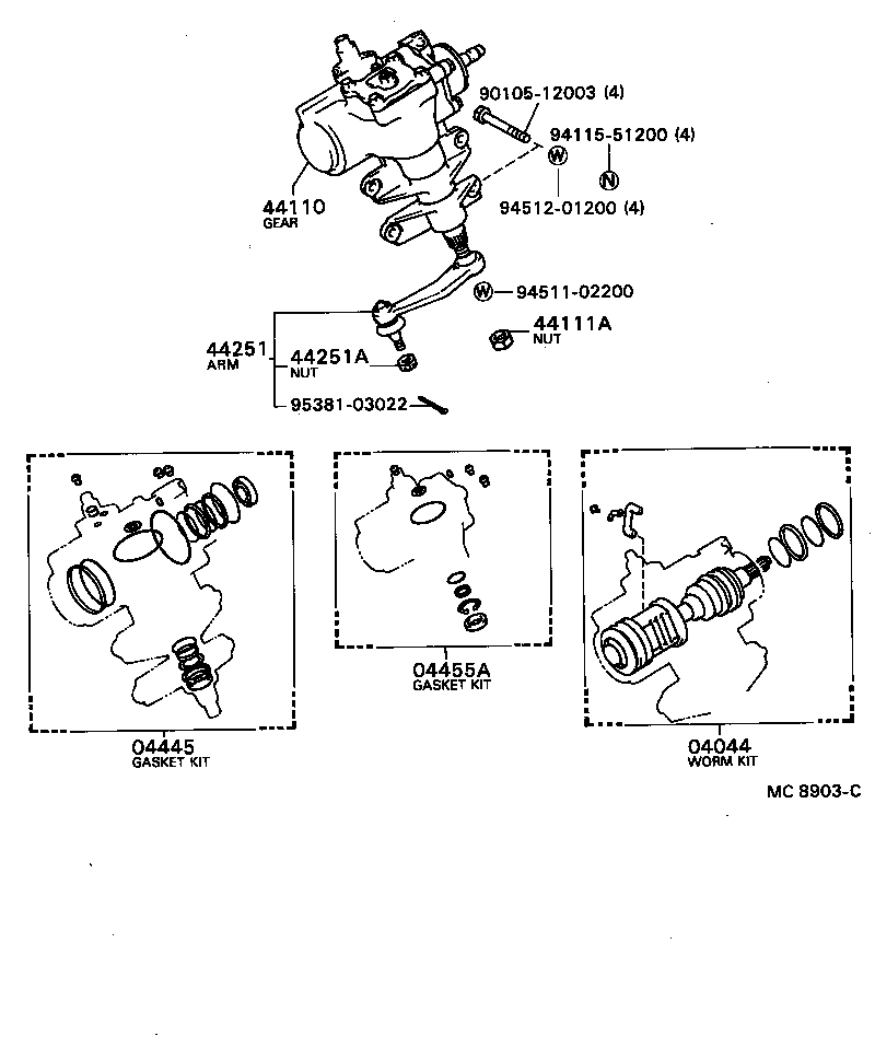 45046-49065 END SUB-ASSY, TIE ROD, RH product image