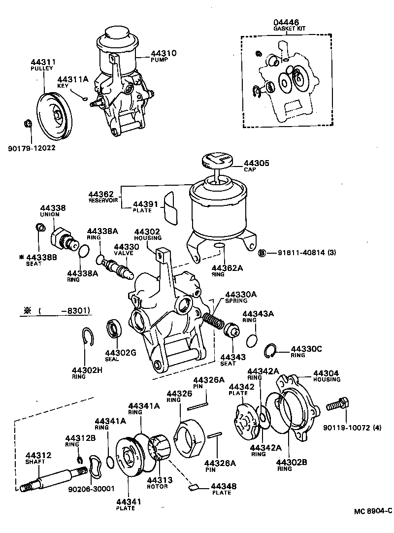 44320-40050 PUMP ASSY, VANE product image