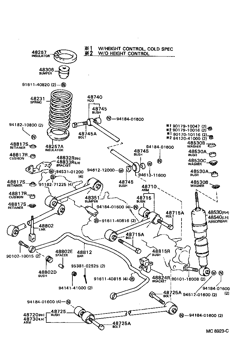 48231-40110 SPRING, COIL, REAR product image
