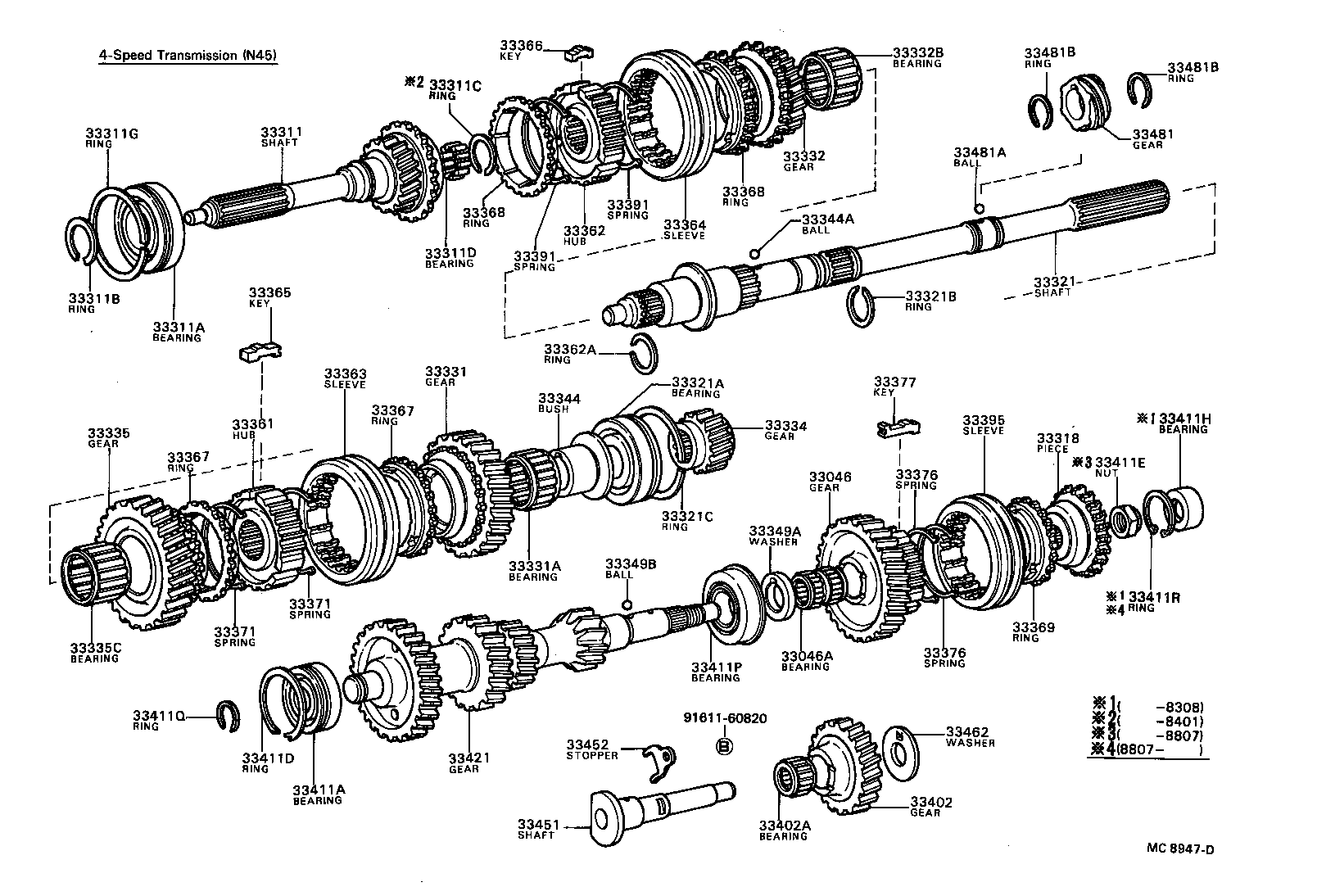 33421-30090 GEAR, COUNTER product image