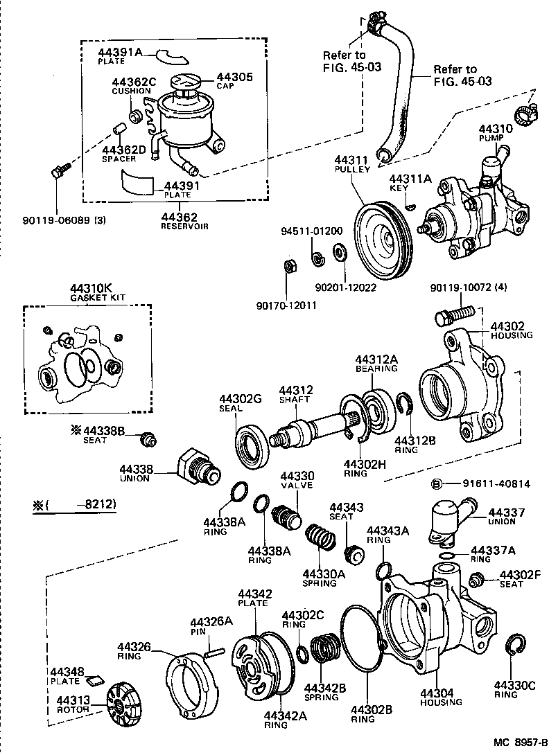 44320-14130 PUMP ASSY, VANE product image