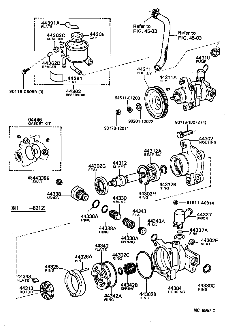 44320-14080 PUMP ASSY, VANE product image