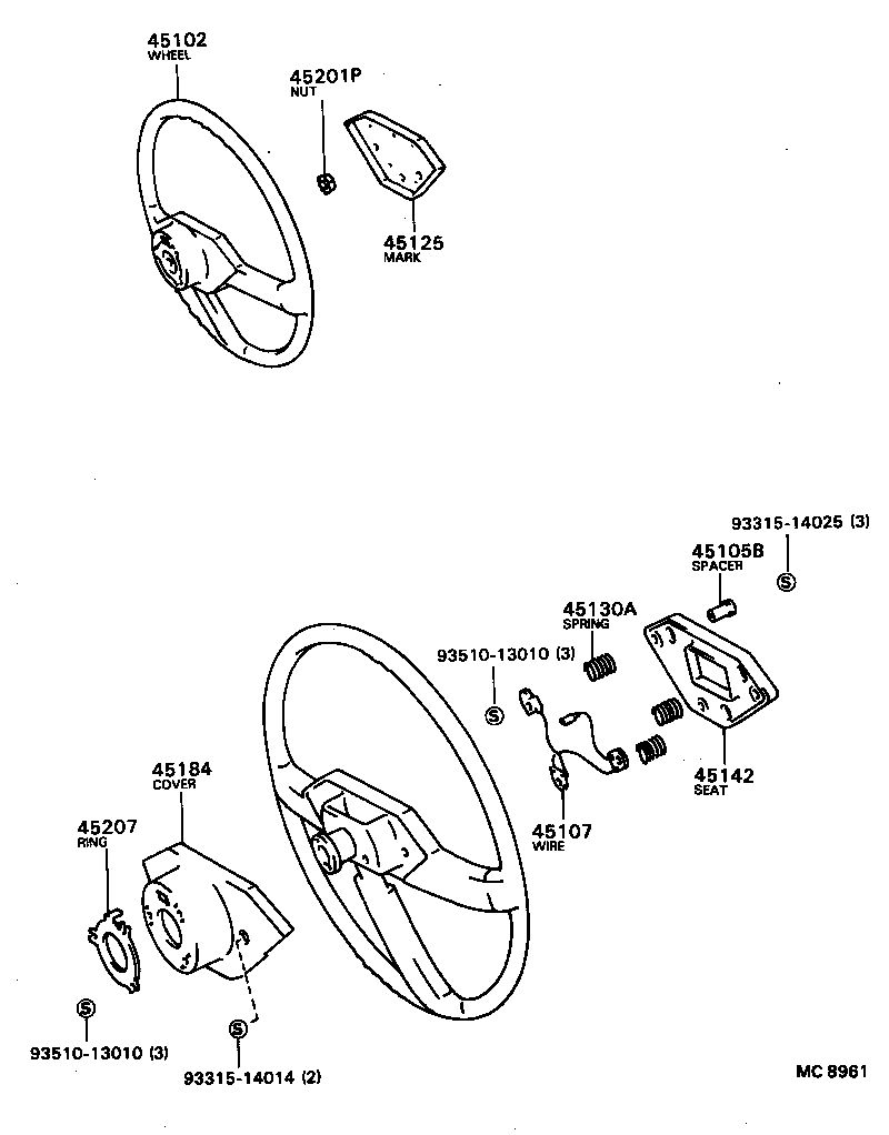 45142-14070 SEAT, HORN BUTTON CONTACT, NO.1 product image