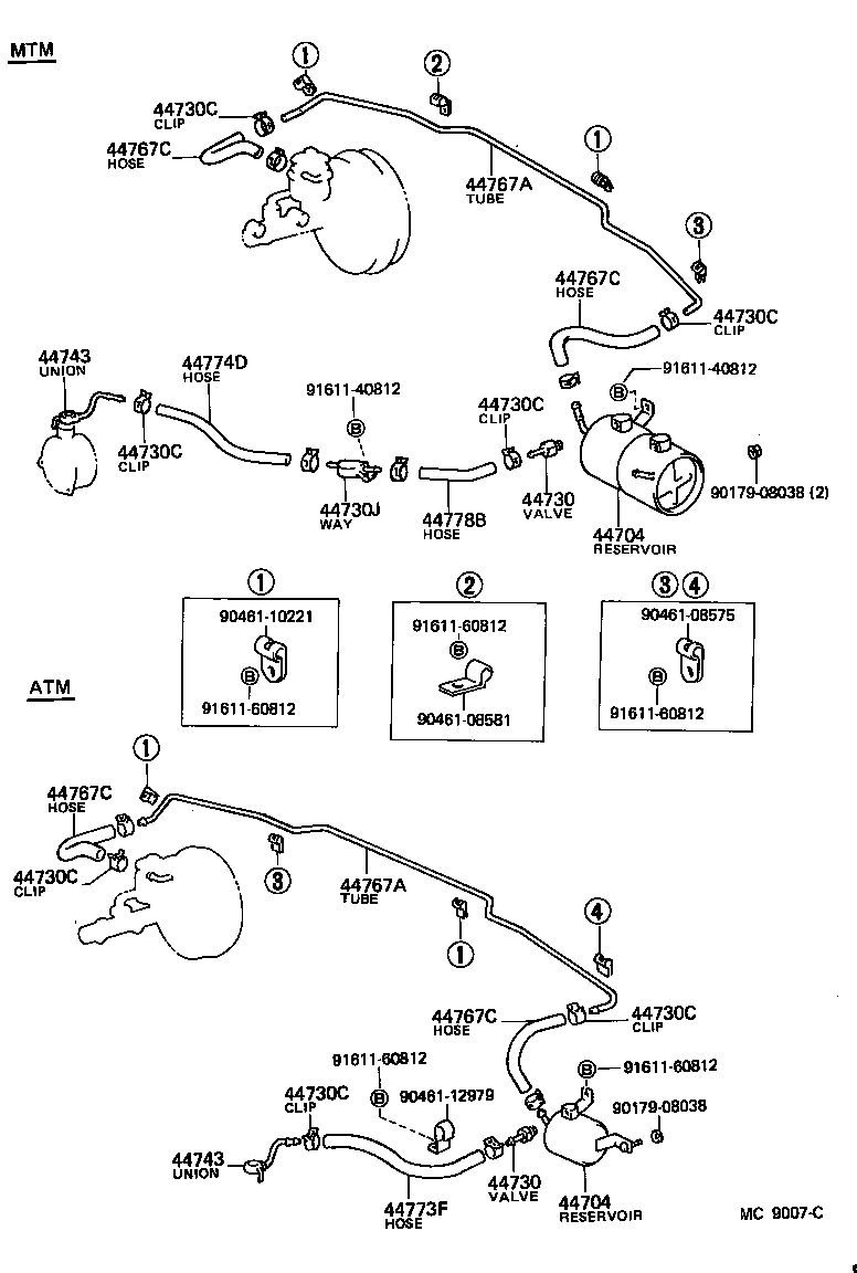 44610-60070 BOOSTER ASSY, BRAKE product image