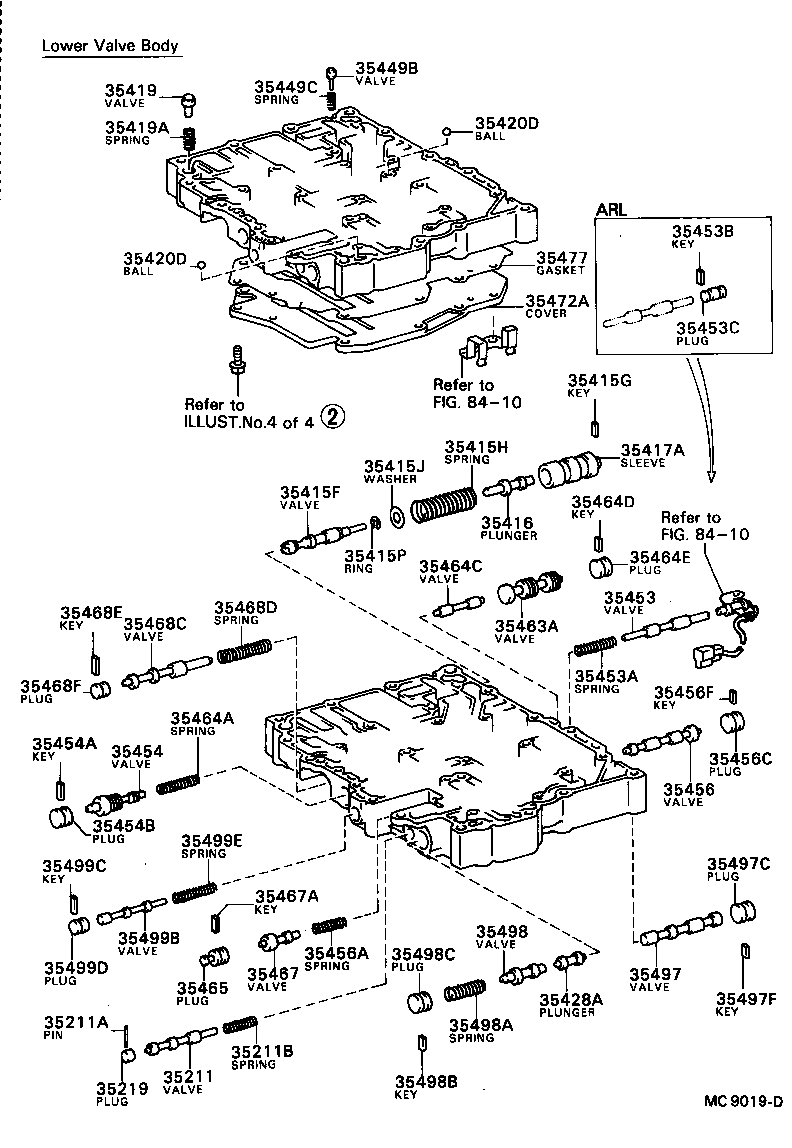 35432-32011 PLATE, VALVE BODY, NO.1 product image