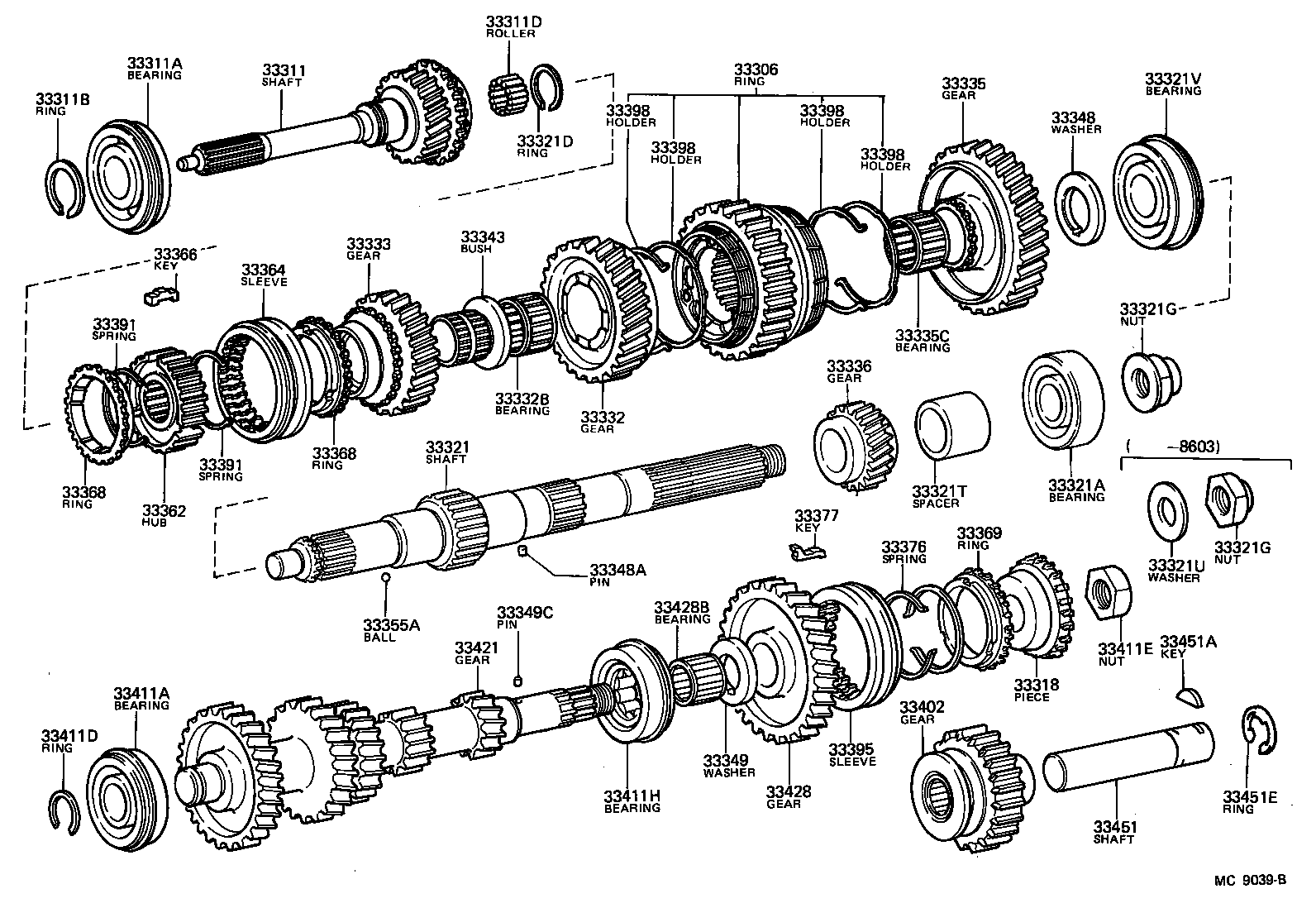 33411-60060 GEAR, COUNTER product image