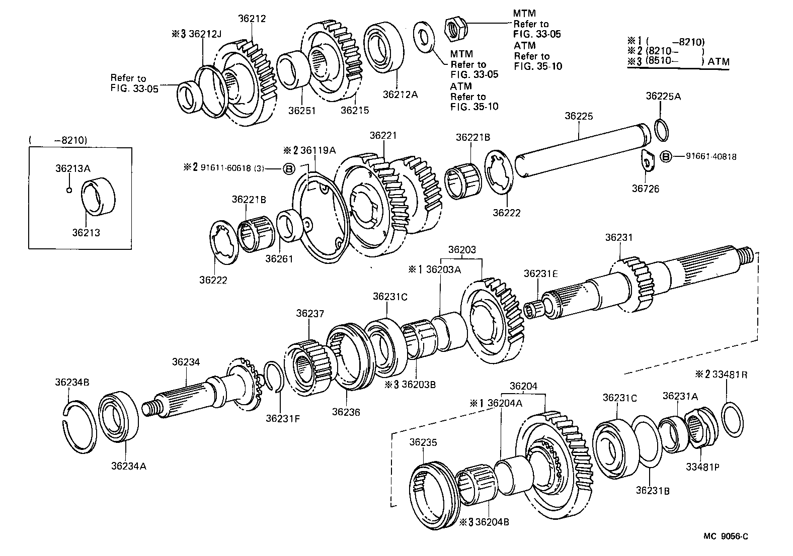Toyota 36236-60040 SLEEVE, TRANSFER HIGH & LOW CLUTCH