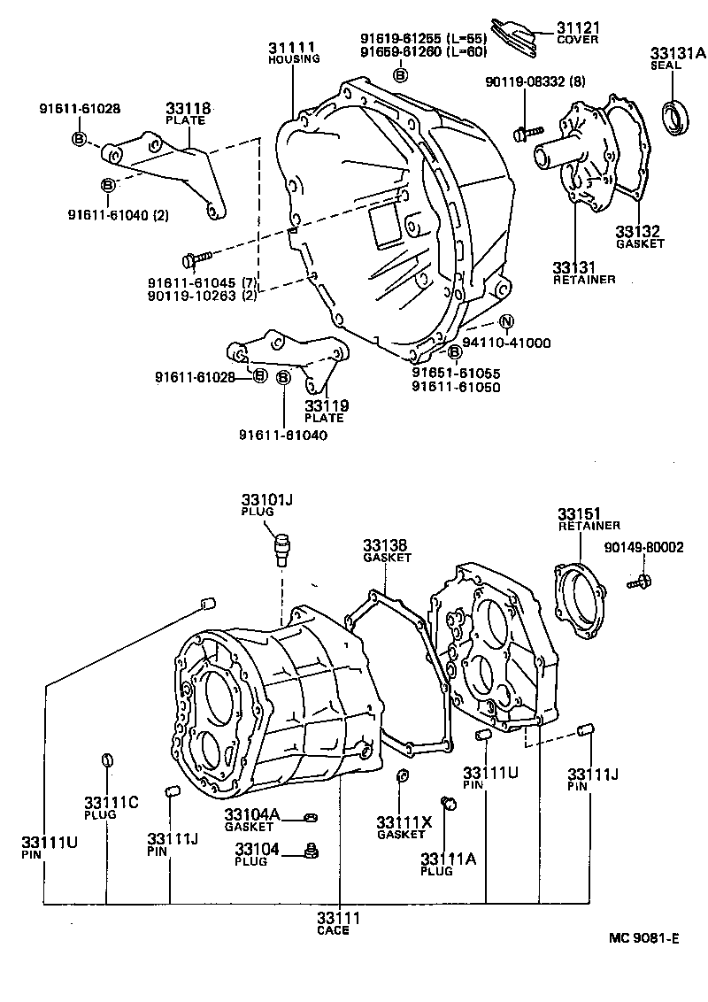 31111-28020 HOUSING, CLUTCH product image