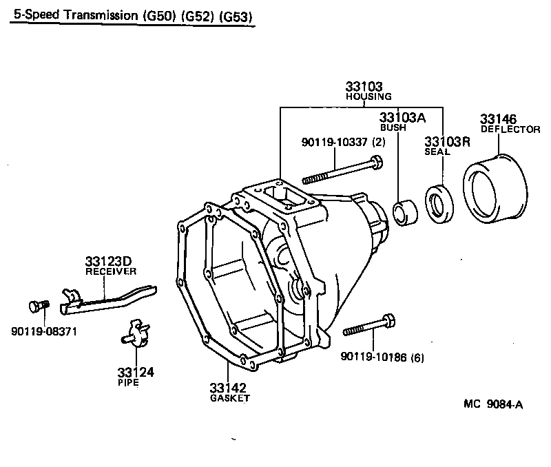 33124-28010 RECEIVER, CASE COVER OIL(MTM) product image