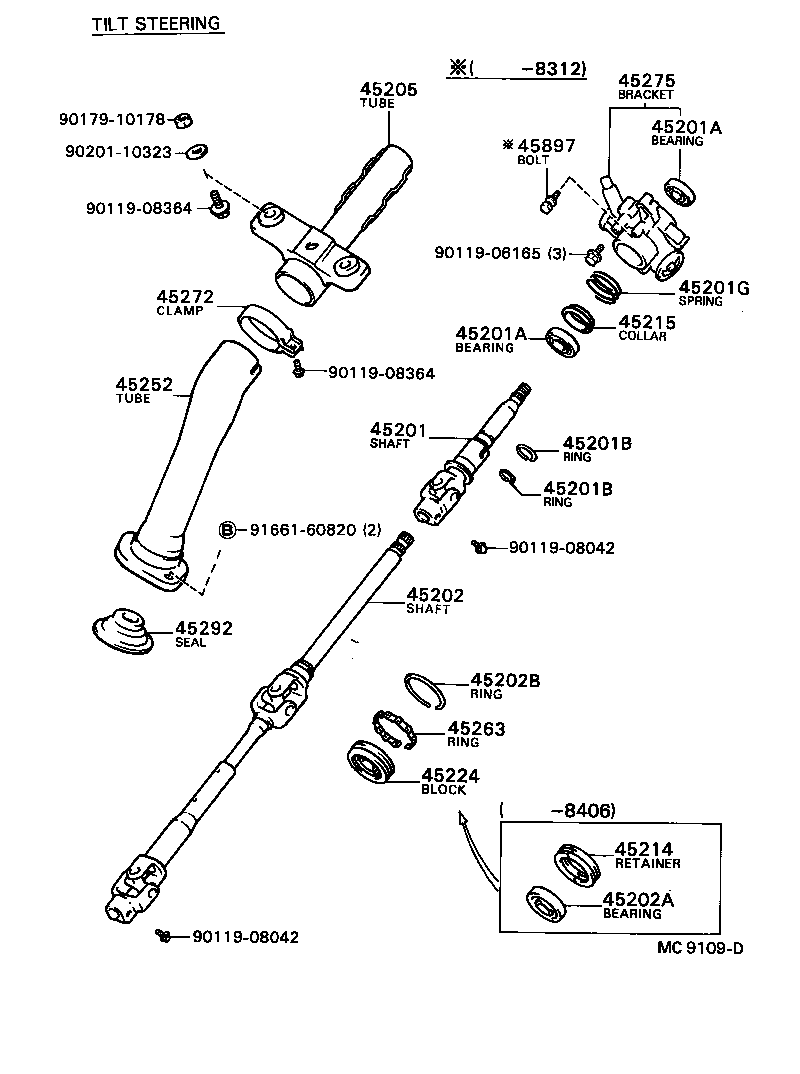 45025-28010 COVER, STEERING COLUMN HOLE product image