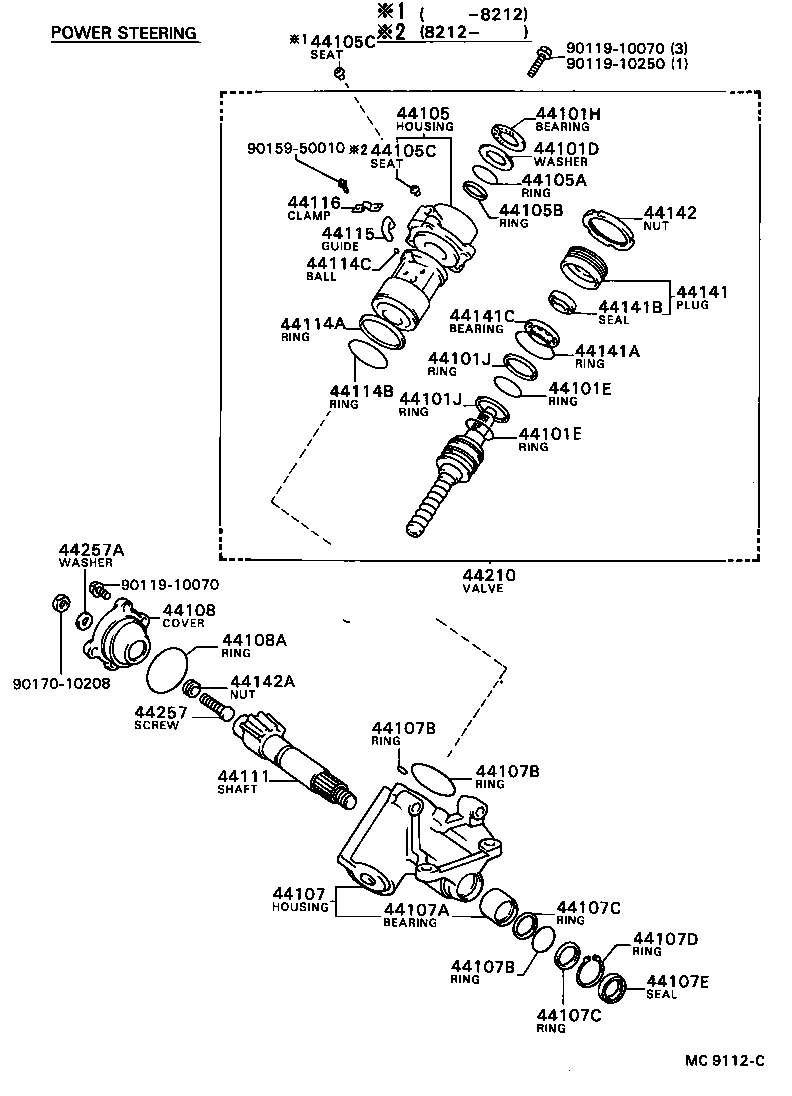 44105-27010 HOUSING SUB-ASSY, VALVE product image