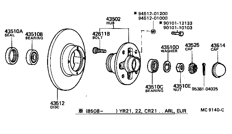 42323-60010 WASHER, CONE (FOR FRONT AXLE SHAFT) product image