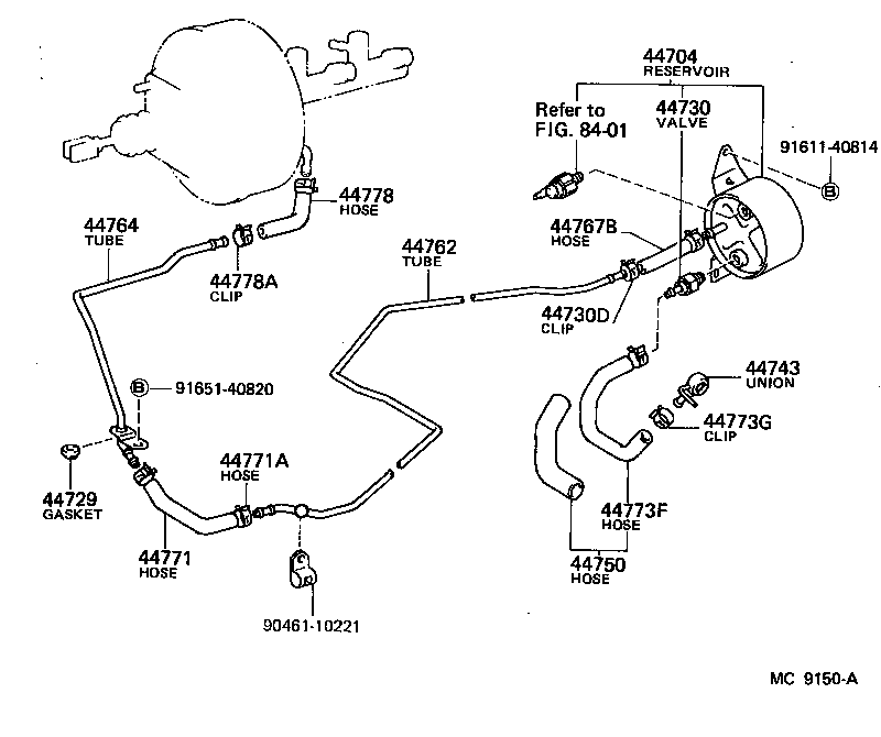 44606-28120 PUSH ROD SUB-ASSY, BOOSTER product image