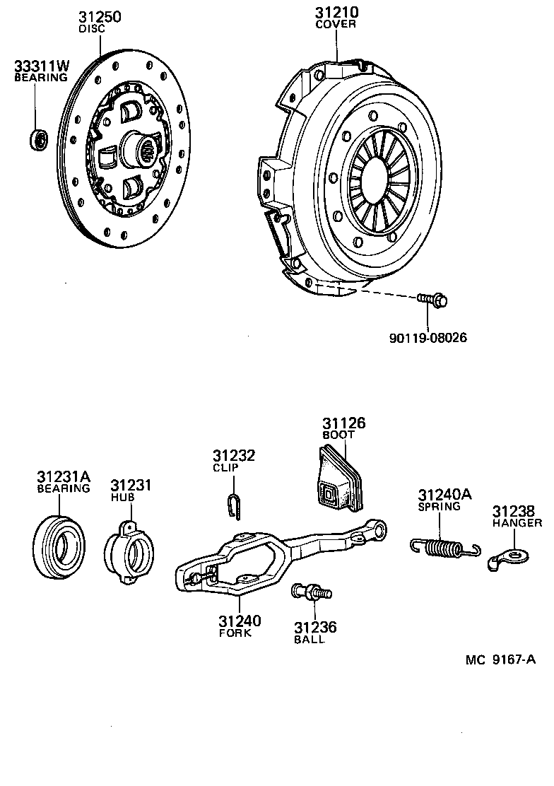 31250-28040 DISC ASSY, CLUTCH product image