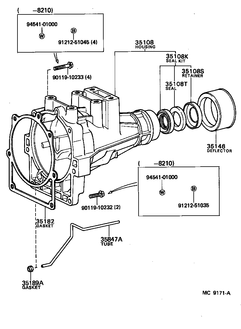 35108-26010 HOUSING SUB-ASSY, EXTENSION (ATM) product image