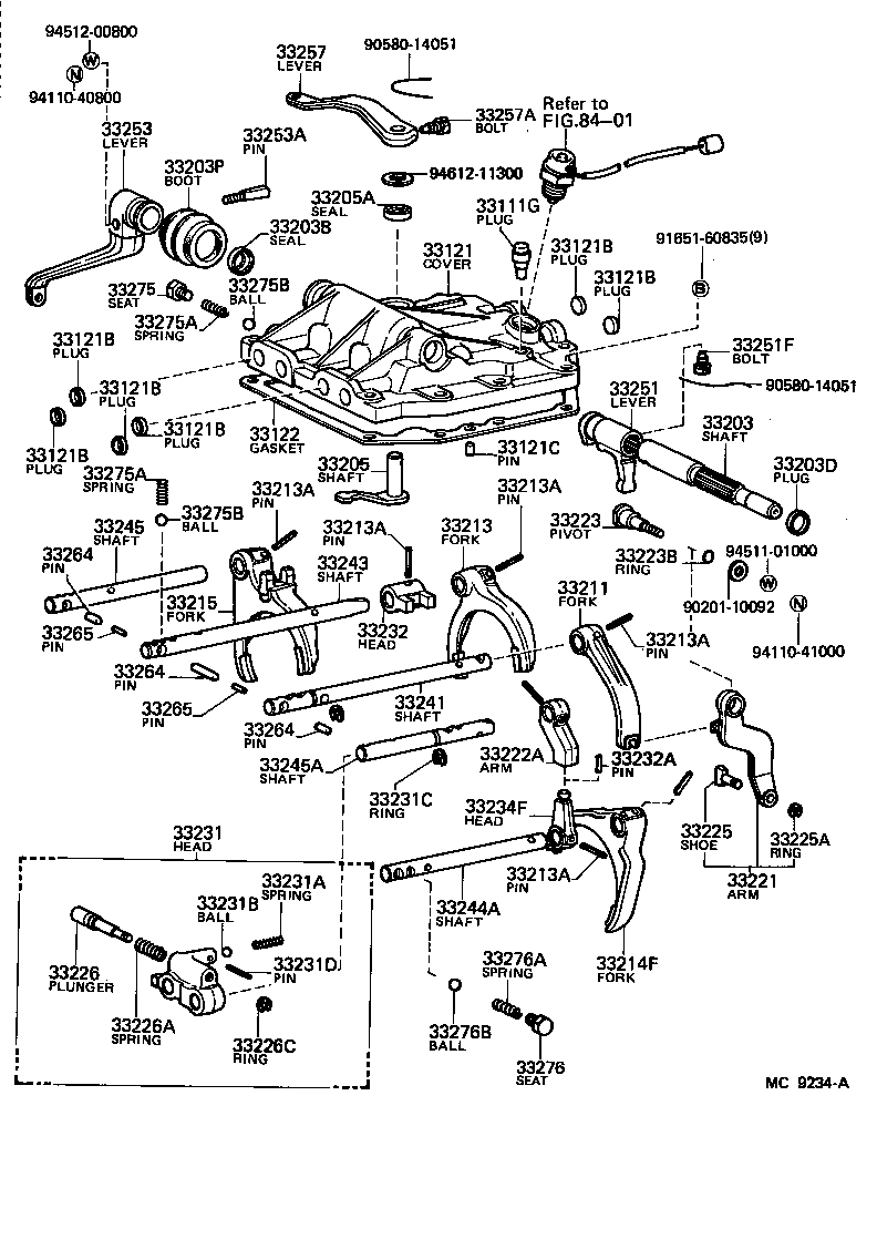 33214-26010 FORK, 5TH SHIFT product image