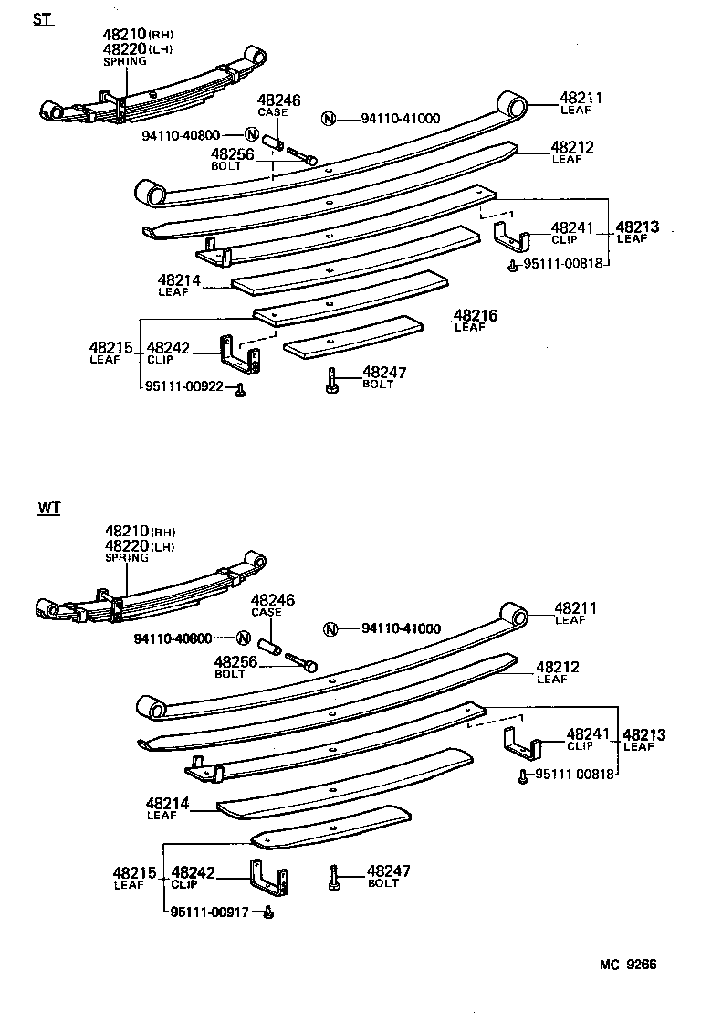 48214-26360 LEAF, REAR SPRING, NO.4 product image