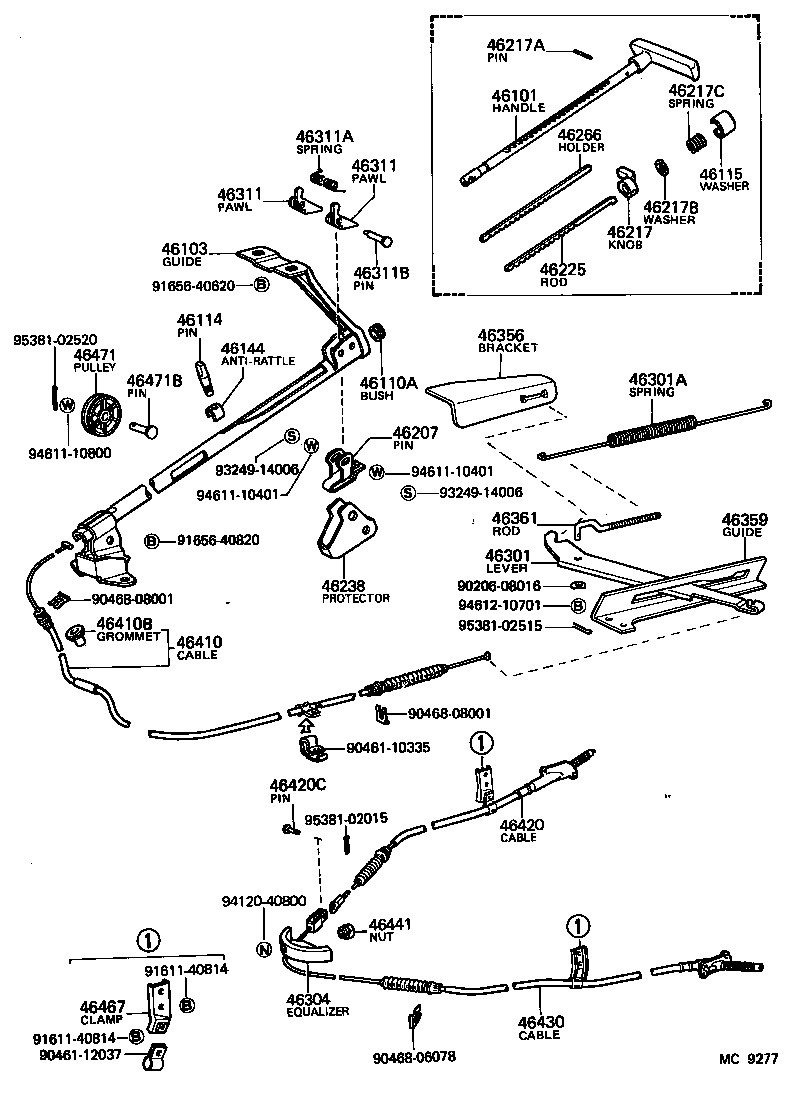 46356-26010 BRACKET, EQUALIZER SUPPORT product image