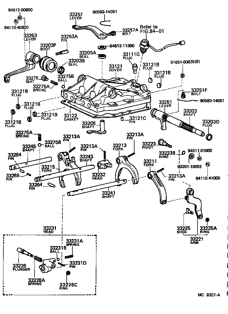 33214-26010 FORK, 5TH SHIFT product image