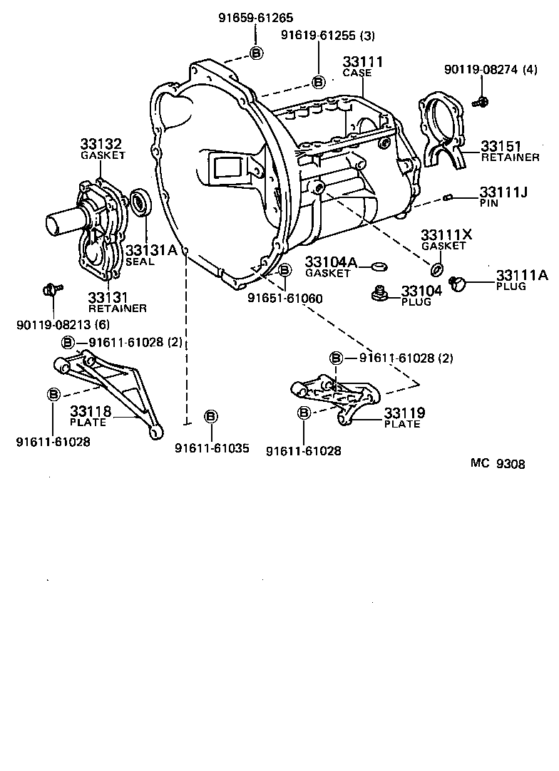 31111-26020 HOUSING, CLUTCH product image
