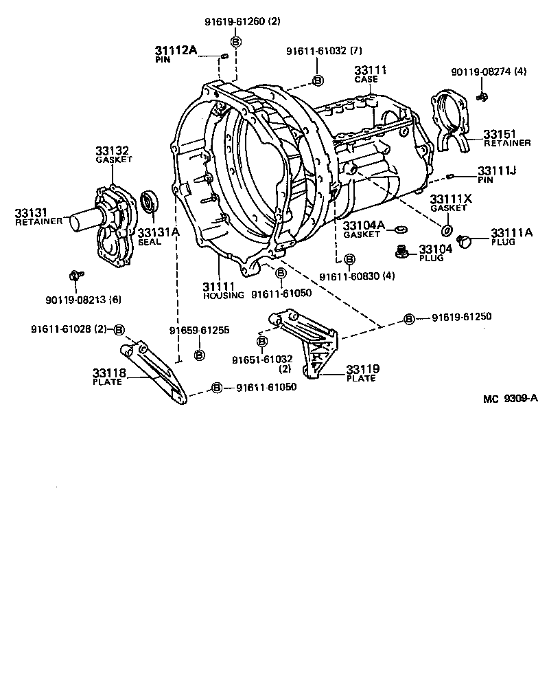 31111-26020 HOUSING, CLUTCH product image