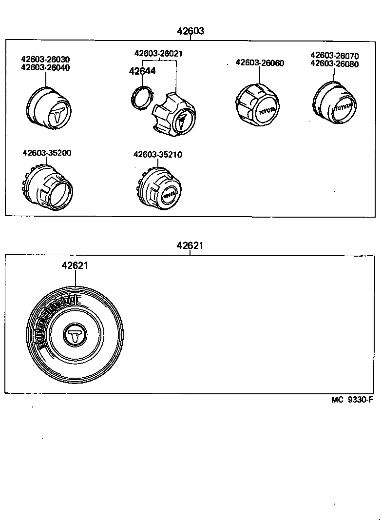 42601-26190 WHEEL, DISC (FOR FRONT) product image