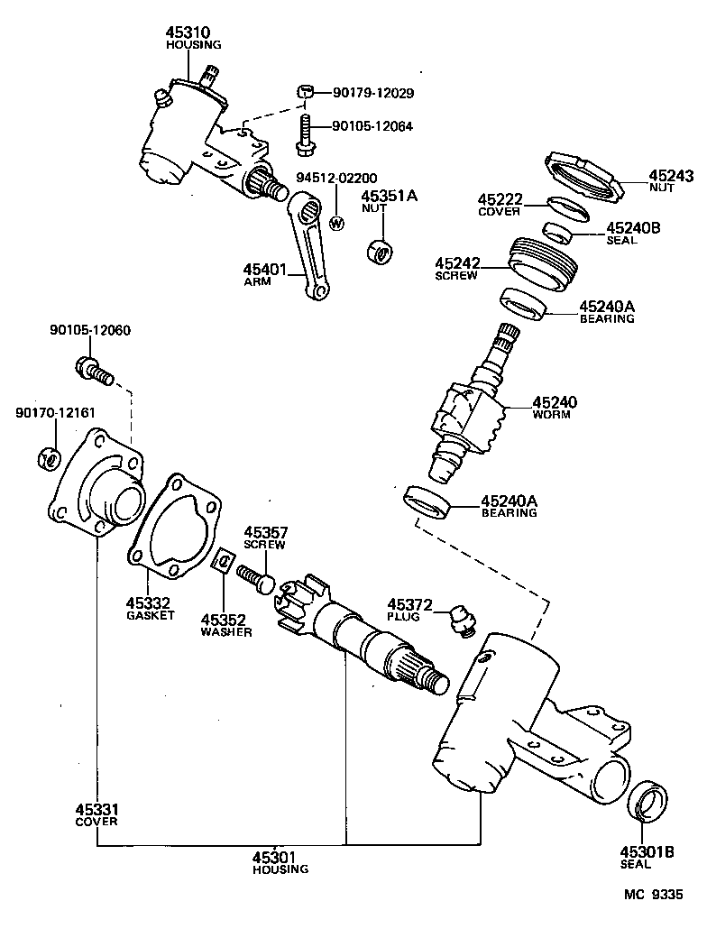 04044-26030 WARM KIT, POWER STEERING product image