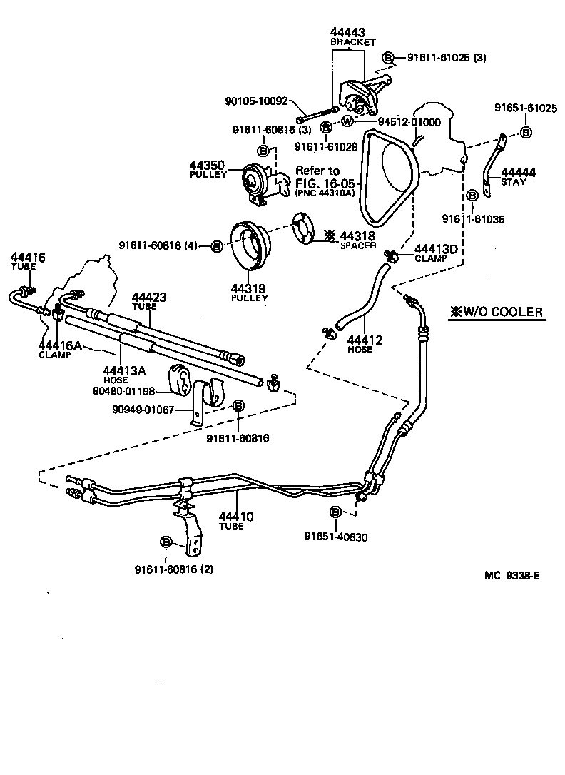 44410-26010 TUBE ASSY, PRESSURE FEED product image