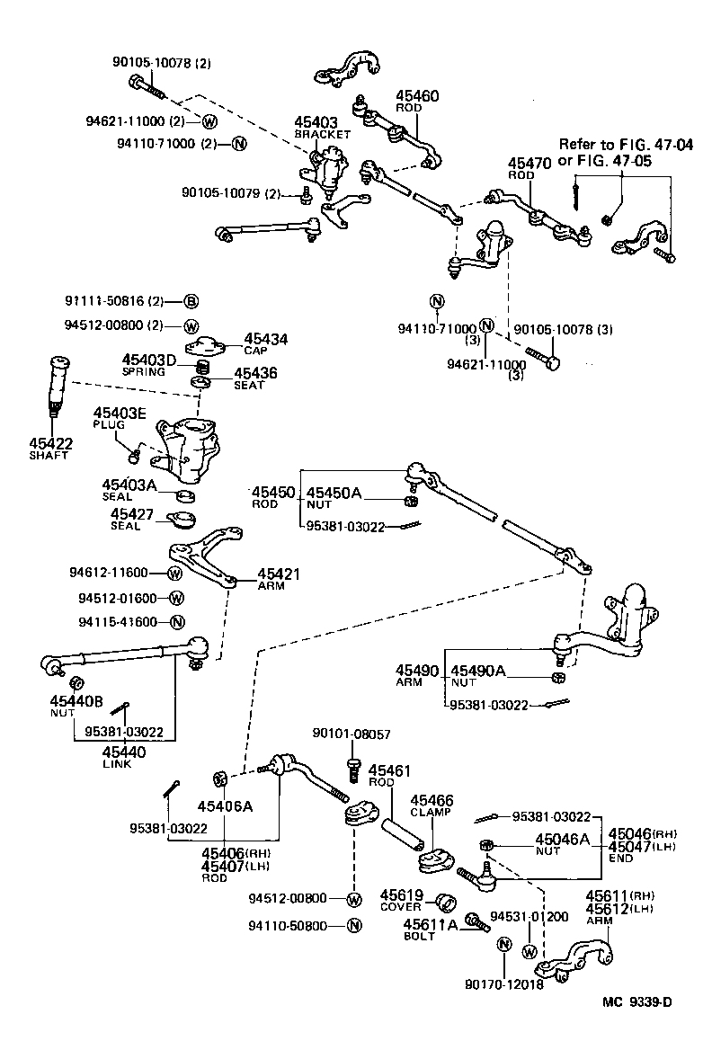 04044-26030 WARM KIT, POWER STEERING product image