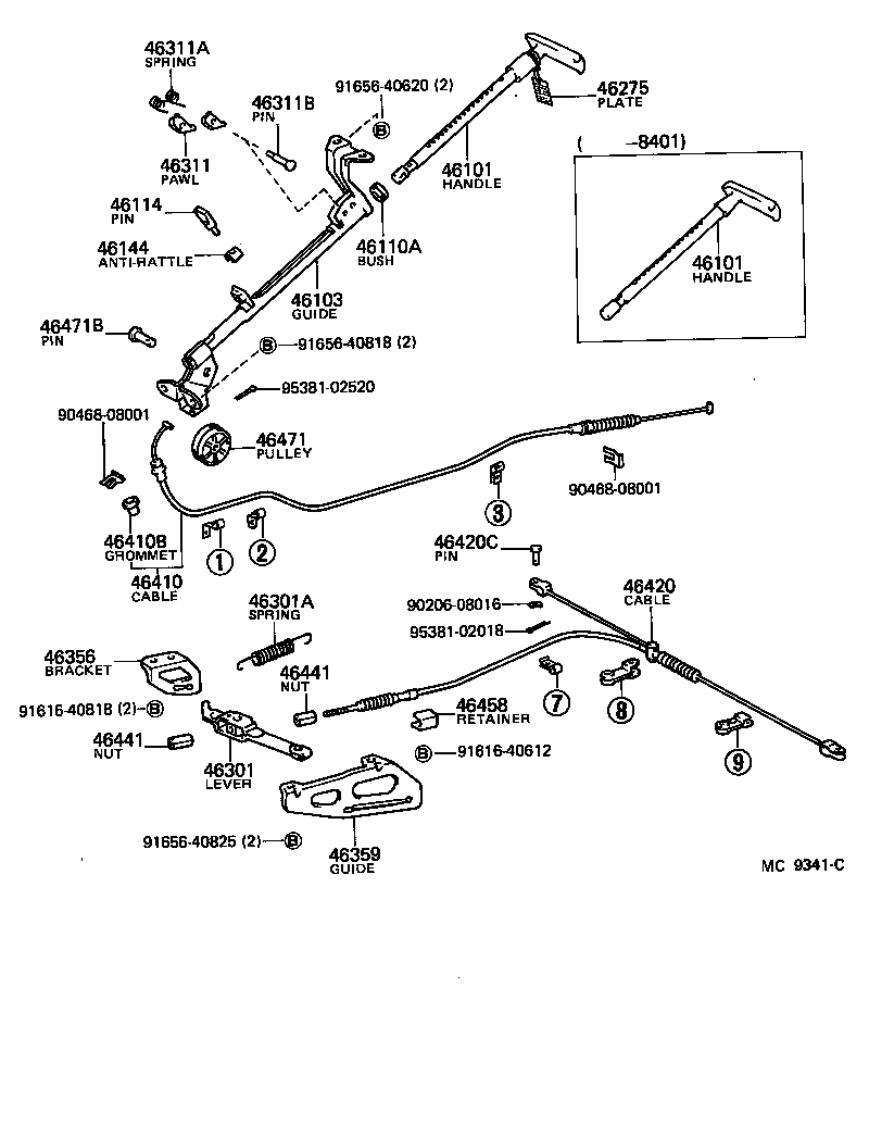 46356-26050 BRACKET, EQUALIZER SUPPORT product image