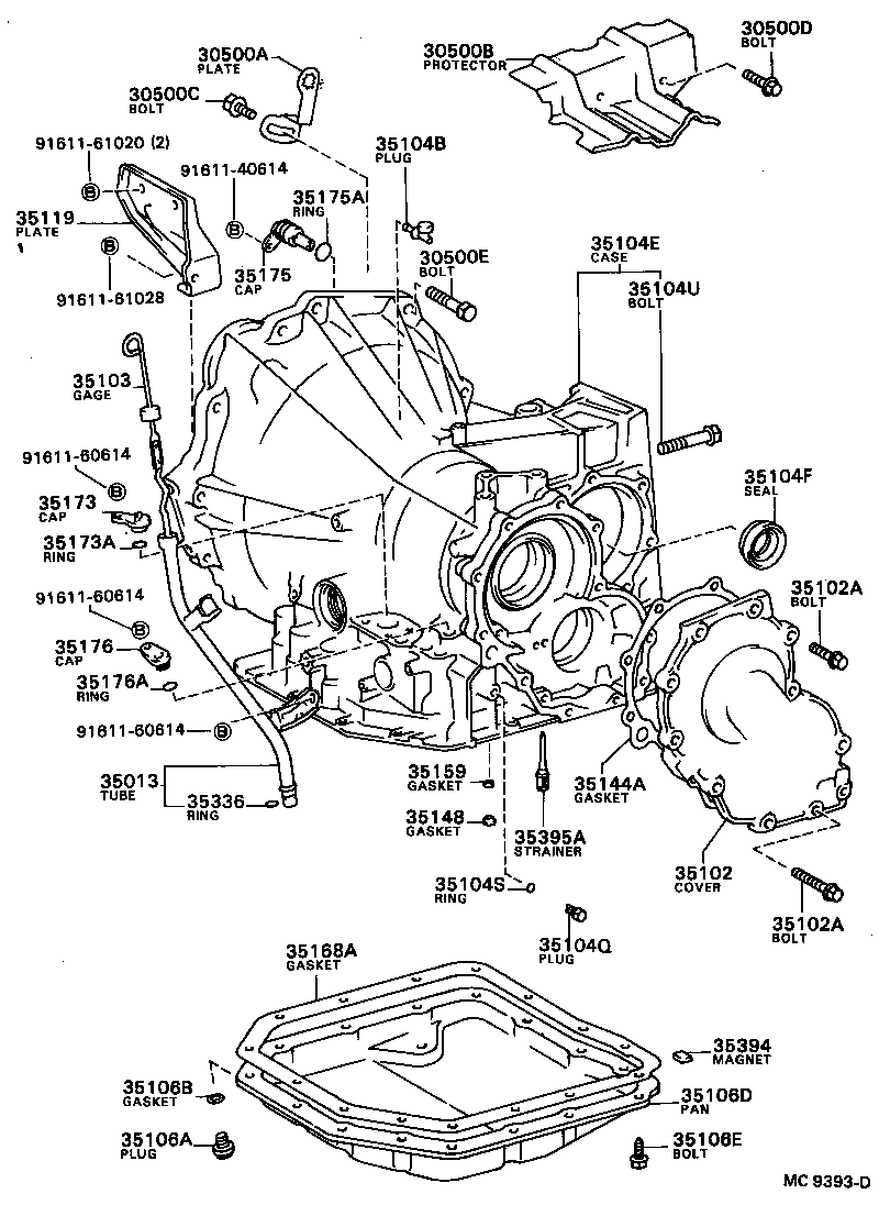 90105-10055 BOLT(FOR TRANSAXLE & ENGINE SETTING) product image