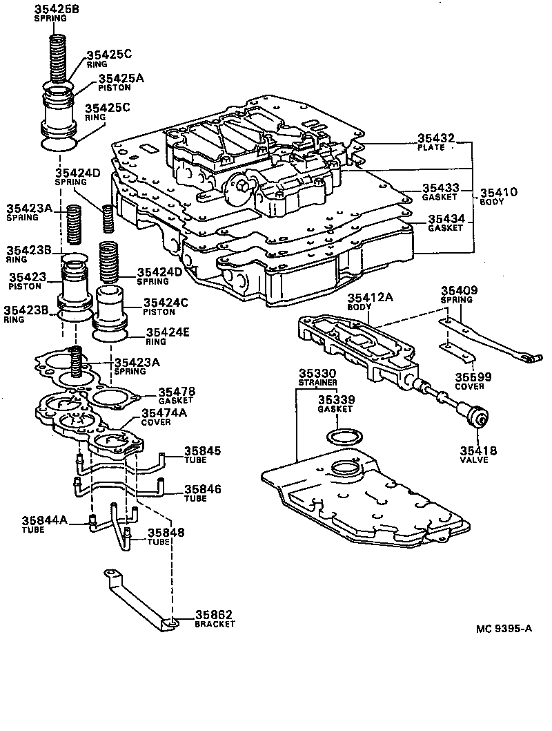 35410-20110 BODY ASSY, TRANSMISSION VALVE product image