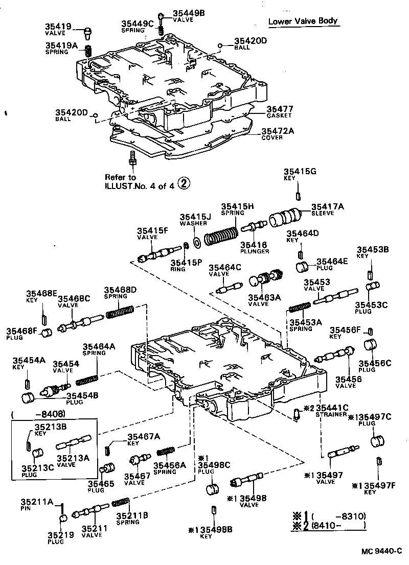 35432-20120 PLATE, VALVE BODY, NO.1 product image