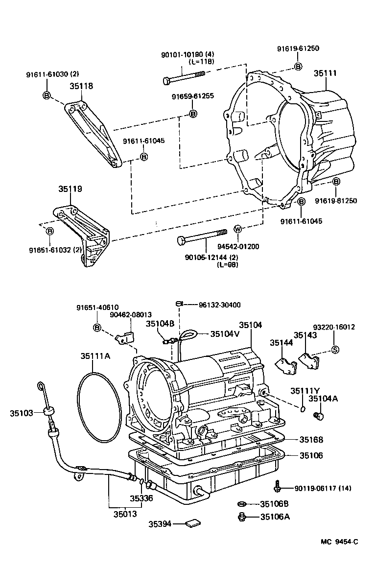35103-26030 GAGE SUB-ASSY, TRANSMISSION OIL LEVEL product image
